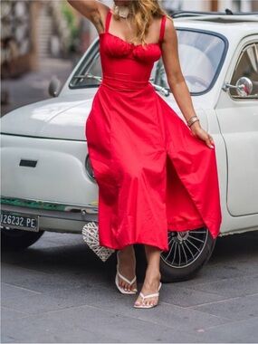 House of CB Amelia corset dress red Size XS